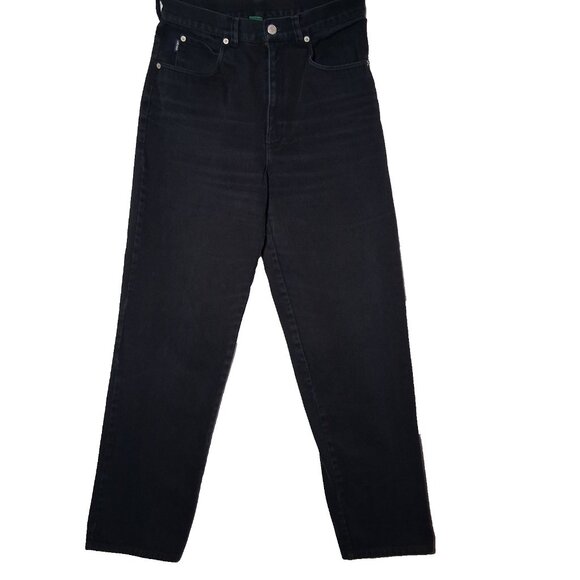 Lauren Ralph Lauren Denim - Vintage Lauren Ralph Lauren Jeans Size 10 Black Denim High Waist Mom Hong Kong
